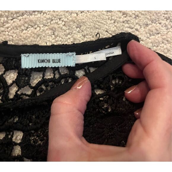 Kimchi Blue Black Lace Blouse - Picture 3 of 4